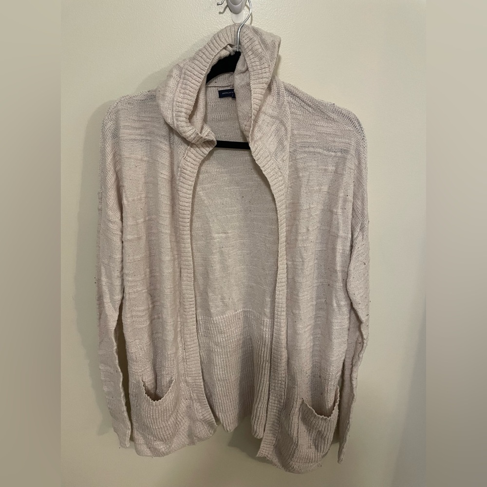 American eagle hooded cardigan
